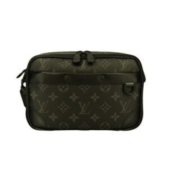Louis Vuitton Eclipse Black Alpha Wearable Wallet Shoulder Bag Black - Picture 1 of 8